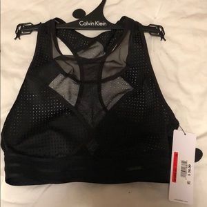 Mesh sports bra